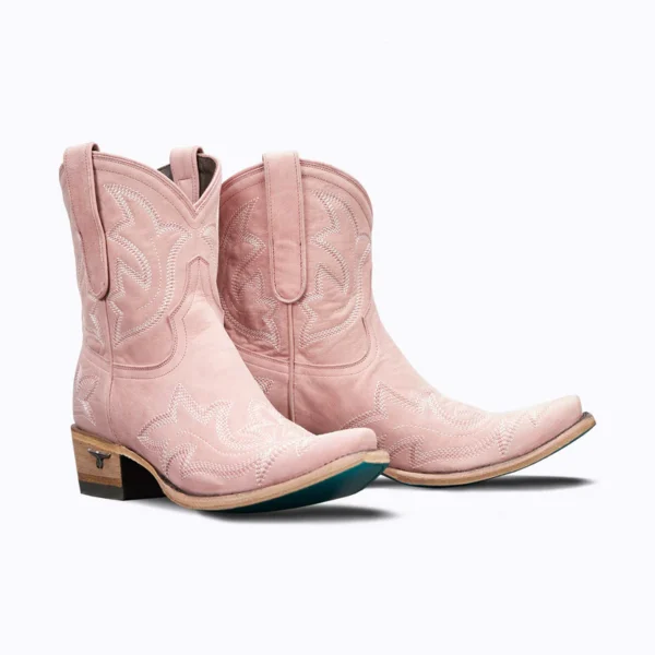 Saratoga Bootie - Blush- LB0410N - Agave Blue